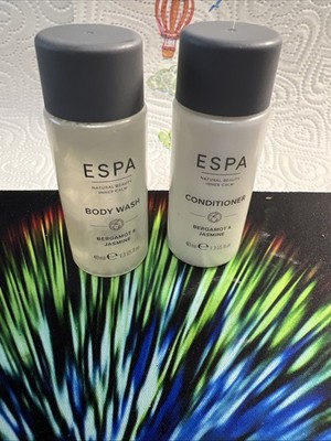 1 Set Von ESPA Bodywash u. Spülung  Neu Sehr Ergiebig Mit Bergamotte u Jasmin +