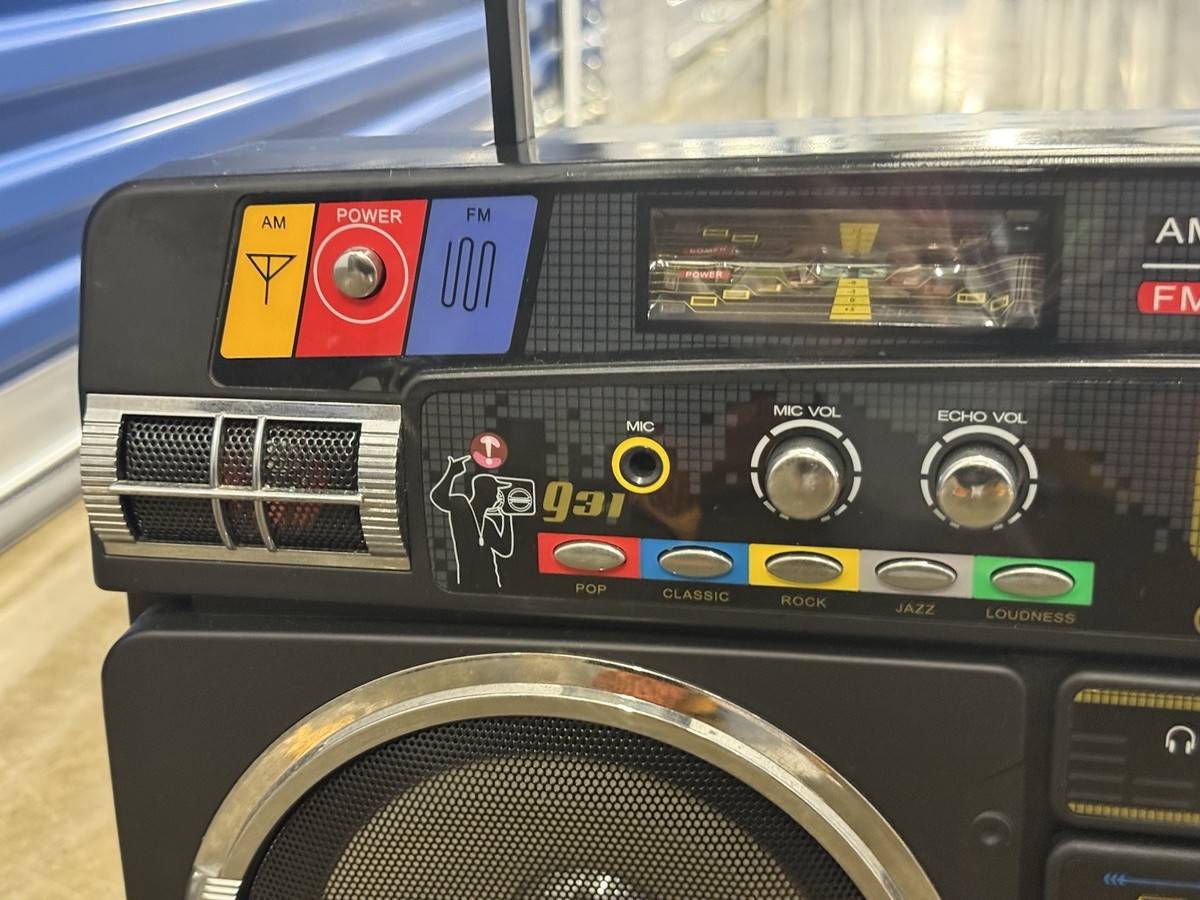 ラジオ・コンポ LASONIC i 931 Lasonic i931| Bluetooth Boombox | 80s Ghetto Blaster