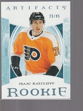 2022-23 Upper Deck Artifacts - Rookies Isaac Ratcliffe #/85 (RC)