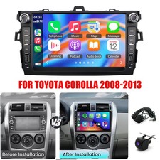 Android 14 Car Stereo Radio For Toyota Corolla 2008-13 9 Carplay Gps Nav 264g Android 14 Car Stereo Radio For Toyota Corolla 2008-13 9 Carplay Gps Nav 264g