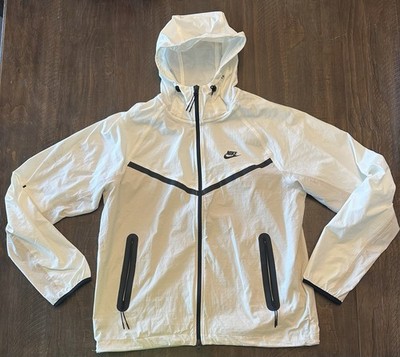 Nike Air Tech Woven Jacket Full Zip Hooded Men Sz M New Orewood HM7151-104