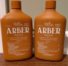 ARBER Plant Food Indoor 3-2-1 Fertilizer 16 oz Concentrate Lot X 2