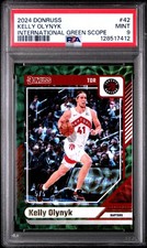 2024 PANINI DONRUSS INTERNATIONAL GREEN SCOPE #42 KELLY OLYNYK 5/5 PSA 9