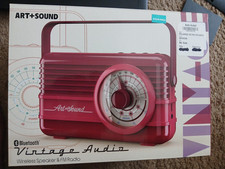 RADIO Art Sound Portable Wireless Bluetooth Speaker FM Vintage Style BRAND NEW