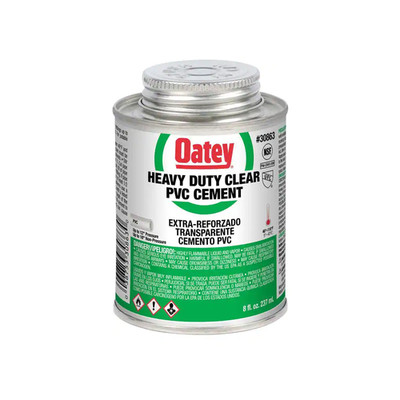 8 Oz. Heavy-Duty Clear PVC Cement