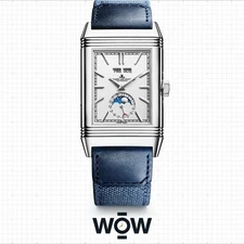 JAEGER-LECOULTRE REVERSO TRIBUTE DUOFACE CALENDAR  - Q3918420 -NEW + EXTRA STRAP
