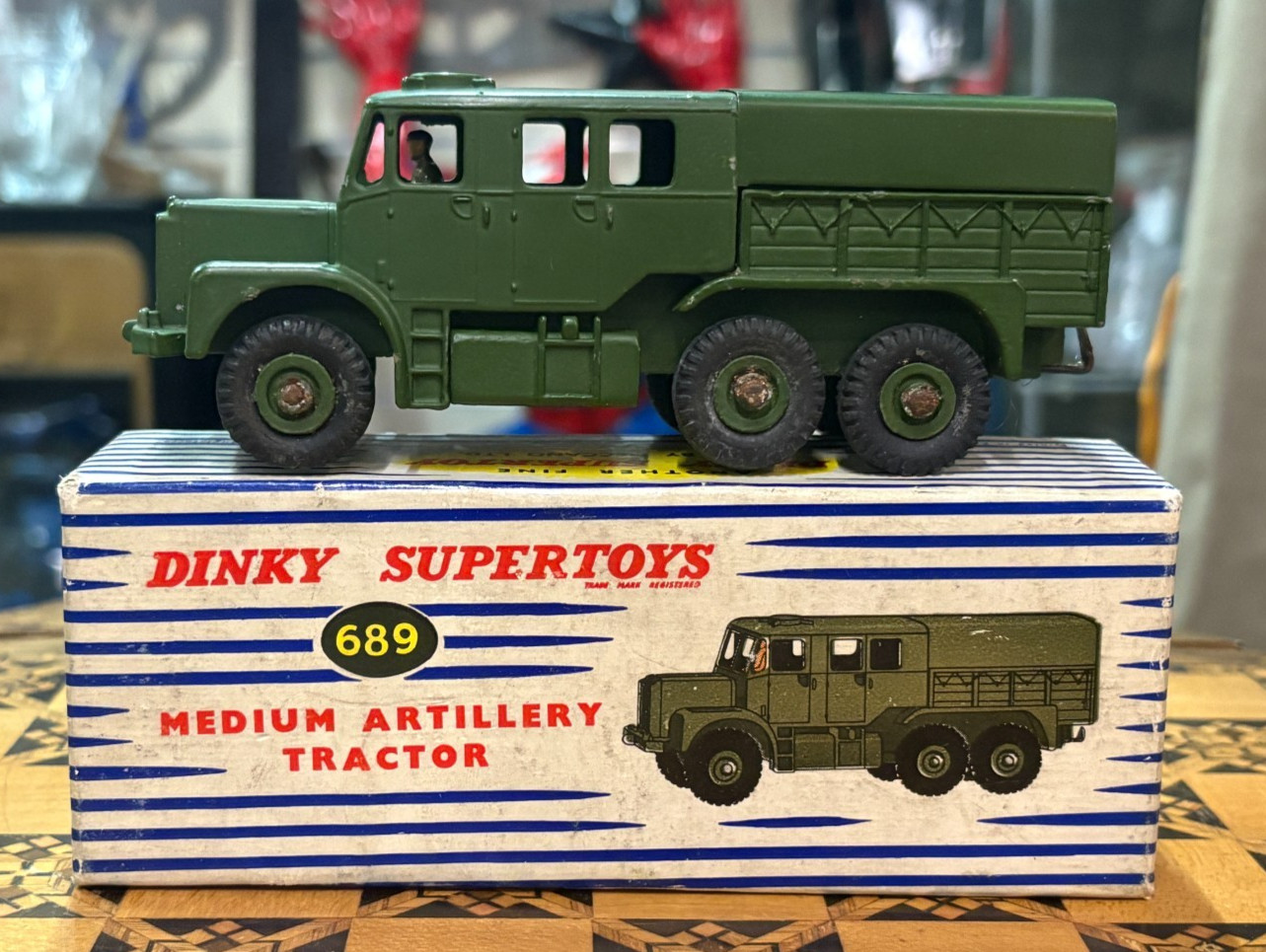 DINKY SUPERTOYS 897 Motrice Willème Avec Semi-Remorque Fardier France Vintage EUR 169,00
