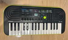 Casio Mini Electronic Keyboard SA-46 Green Black 32 Keys