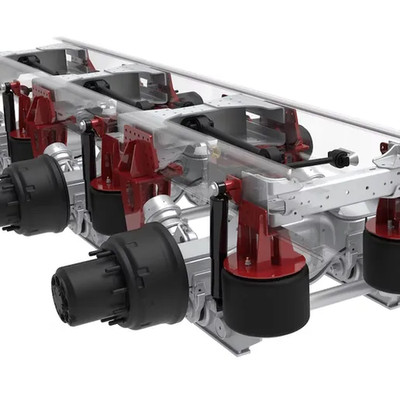 1/25th resin 3d printed semi truck single, tandem, tri,  air suspension BY WC3D