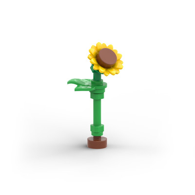 Sunflower   genuine LEGO   brick tile /40204