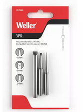 Weller Soldering Tips Combo for WLIR60,3-Pack WLTSIR60 6.4mm, 2.4mm, .8mm