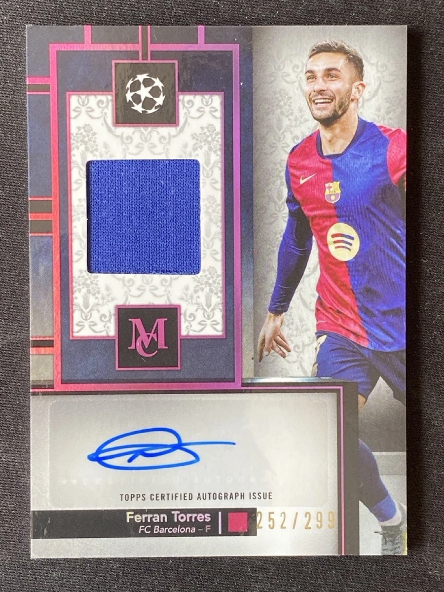 Topps Soccer FC Barcelona Memorabilia Sports Trading Cards