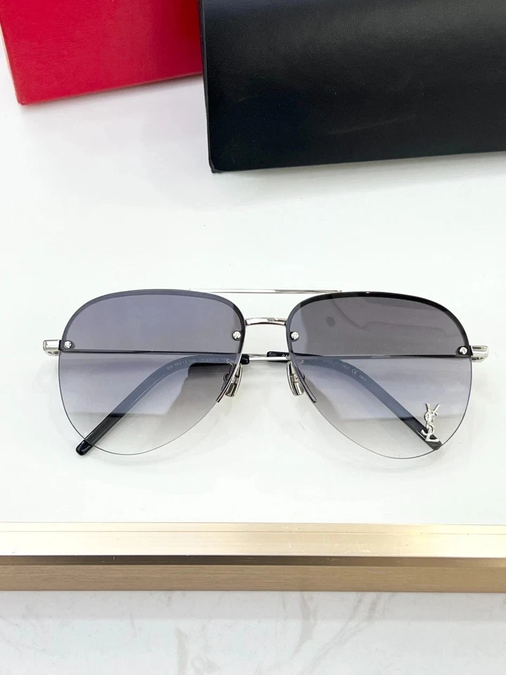 Gafas de sol unisex Saint Laurent CLASSIC11M marco de metal 59□13-145 Foto 3 de 4