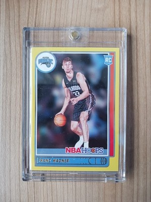 Franz Wagner 2021-22 NBA HOOPS Rookie RC Yellow SP Parallel