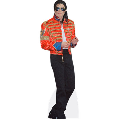 Michael Jackson (Red Jacket) Mini Size Cutout