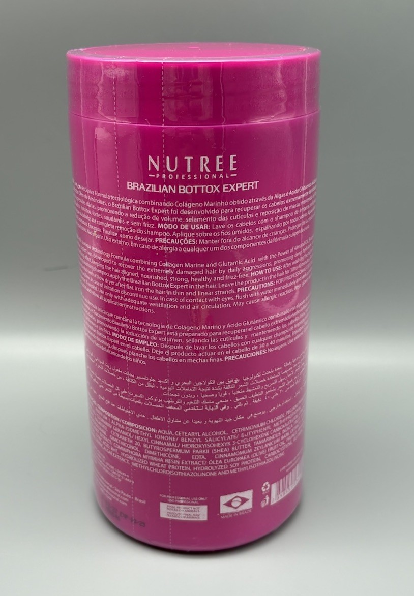 Nutree/ Amazonliss Brazilian Bottox Expert Thermal Mask Hair Treatment 33.8 oz 
