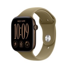 Apple Watch Series 12 GPS 42mm Dark Bronze Aluminium Case Olive Sport Band …