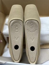 Vivaia Square Toe Chunky Heel Melody 2.0 Size US 8 Nude Peach