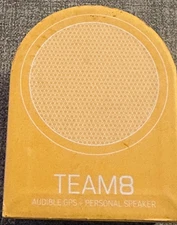 TEAM8 Golf Audible Rangefinder GPS Bluetooth Speaker Color: Yellow