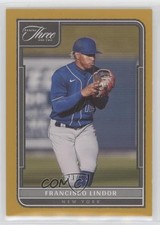2022 Panini Three and Two Gold 23/25 Francisco Lindor #67 0w4i
