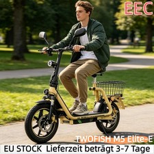 TWOFISH E-Scooter 14" Elektroroller Mit Sitz,Mit Straßenzulassung & EEC 48V …