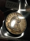 1856 O SEATED LIBERTY HALF DOLLAR - LOOKS LIKE STARTING TO TONE - 4 PICTURES