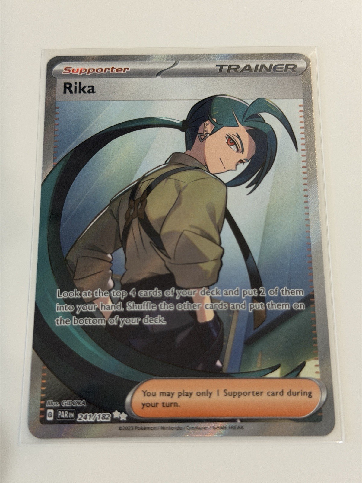 Rika - Holo Ultra Rare SV04: Paradox Rift 241/182 NM