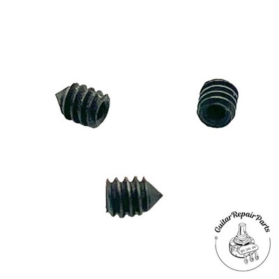 Adjustment Screws For Taylor Guitars ES2 Pickup 4-40 x 1/8'' Cone Point (3 pcs)