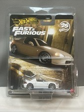 Hot Wheels Fast Furious 1994 Honda Del Sol 1:64 Diecast Car W/protector