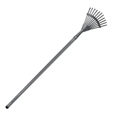 Project Source 12-in Carbon steel Lawn rake with Steel Handle