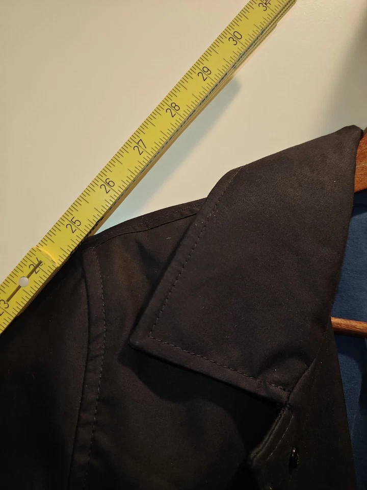 Gabardina chaqueta Mac repelente al agua JCrew Ludlow XS 34 e8564 Wilmington azul marino Foto 4 de 4