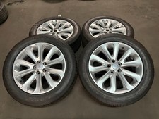 Set of 4 Used '12-'22 Range Rover 20" Silver OEM Wheels 255/55R20 Goodyear Tires