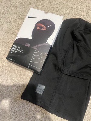 Nike Pro Therma-FIT Hood ブラック Nike Pro Therma-Fit Hyperwarm Hood Ski Mask Black | eBay