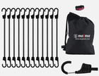 Magma Bungee Cords, Set of 12, 39 Inches ea., Black, Lot of 2