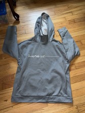 Women's Nike Gray Hoodie W/Just do It On Front Size M Excellent condition