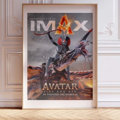 Avatar Fire and Ash IMAX Movie Poster ''Experience It In IMAX''