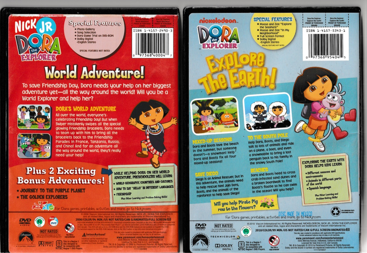 DORA Let's Explore Explore the Earth World Adventure Nickelodeon 3
