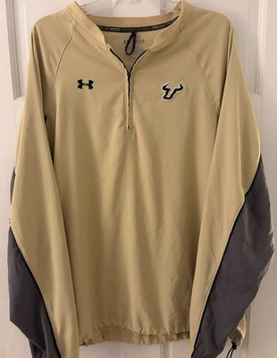 USF South Florida Bulls 1/4 Zip Long Sleeve Pullover Men s Size XL Under Armour