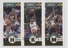 1996-97 Collector's Choice Team Sets Hersey Hawkins Shawn Kemp Nate McMillan 8d2
