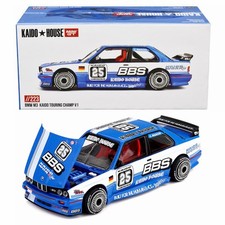 Kaido House x Mini GT BMW M3 Kaido Touring Champ V1 #223 Blue White 1/64
