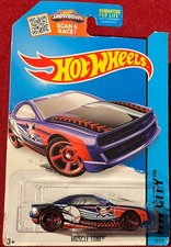 HOT WHEELS HW CITY MUSCLE TONE BLUE BASEBALL CAR  70/250. SEE COMBINED OFFERS!