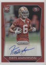 2015 Panini Prizm Rookie Signatures Red 91/299 Dres Anderson #RS-DA Auto 2r5