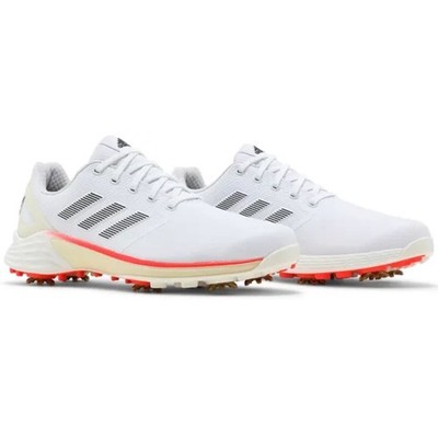 New Adidas Men's Golf ZG21 Tokyo Golf Shoes H69228 White/Solar Red Size 10.5
