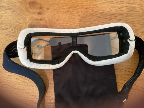 Davida Helmet Motorcycle Goggles By Lèon Jeantet T2 + Dust Bag.670767. - Picture 7 of 11
