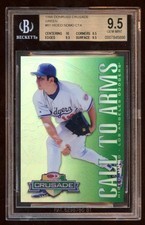 POP 1 BGS 9.5 HIDEO NOMO 1998 DONRUSS CRUSADE GREEN #ED 162/250 SUBS 10 95 95 95