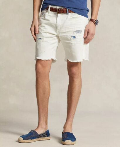 POLO RALPH LAUREN Men's 7.5-Inch Sullivan Slim Denim Shorts Size 32 - Picture 4 of 6