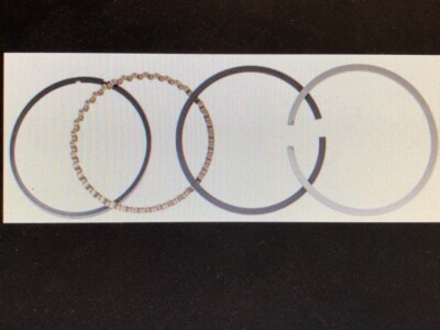 #EAE6149A RINGS, 3-7/16'' STD BORE, CHROME TOP, 2 @ 3/32'', & 1 @ 3/16''