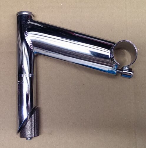 3T CrMo road bike stem, 1", 110 mm, -10°, 25.4 mm clamping, chrome, NOS, retro - Picture 1 of 1