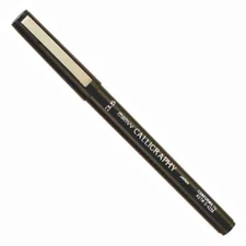 Marvy Uchida Calligraphy Marker 3.5mm Med Point Black School Office Art Writing