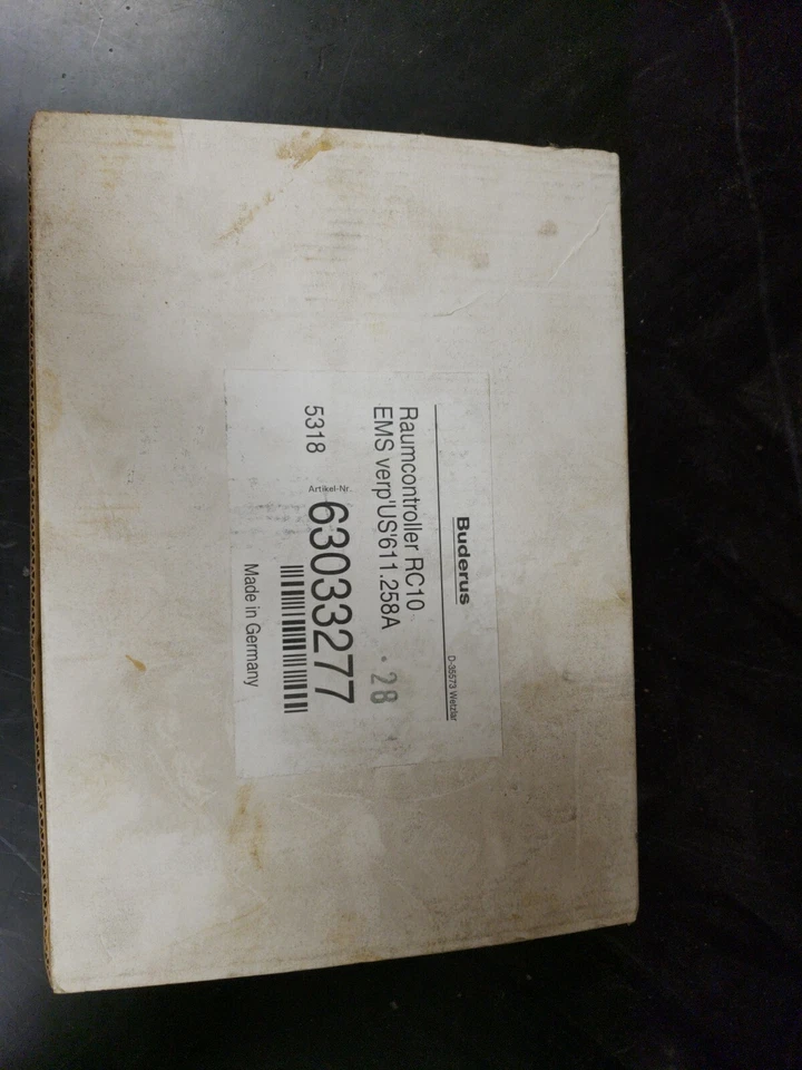 Controlador de espacio RC10 para calderas Buderus GB modelo 63033277 control de espacio Foto 2 de 3